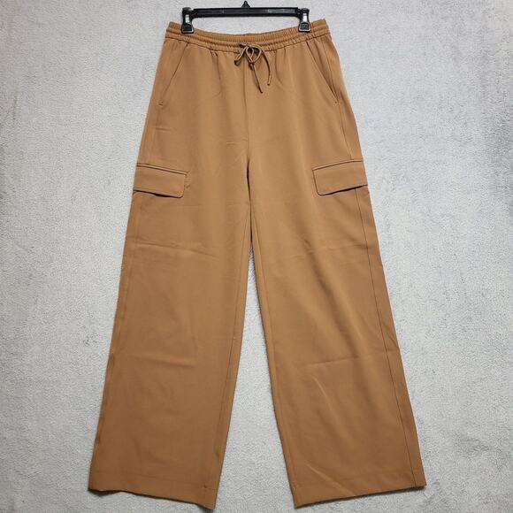 Athleta Promenade Wide Leg Cargo Pants Sz M - Picture 2 of 2
